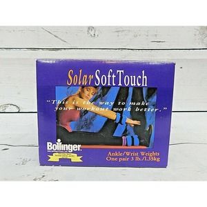 Bollinger Solar Ankle Wrist Weights 1.5lb VTG 1999